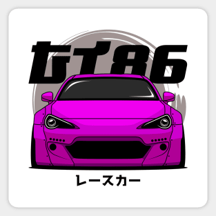 Pink GT 86 Front Sticker